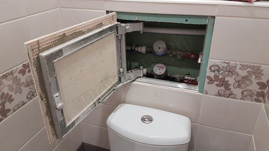 Люк под плитку Нажимной Секрет-Лайт 400*650 Люк под плитку Нажимной Секрет-Лайт 400*650