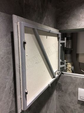 Люк под плитку Нажимной Железяка 750*750 Люк под плитку Нажимной Железяка 750*750