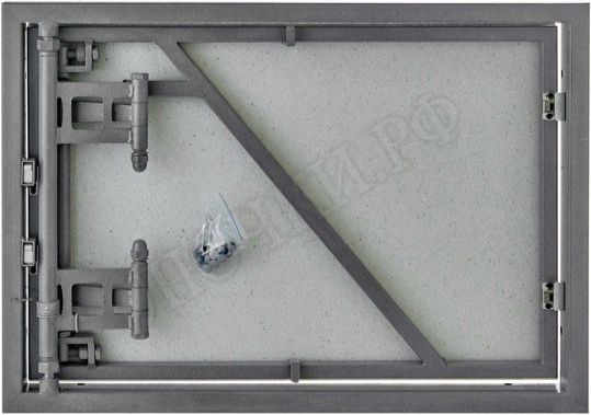 Люк под плитку Нажимной Железяка, 1 створка, 750*750 Люк под плитку Нажимной Железяка, 1 створка, 750*750