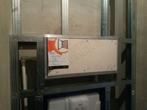 Люк под плитку Нажимной Секрет-Лайт 400*650 Люк под плитку Нажимной Секрет-Лайт 400*650