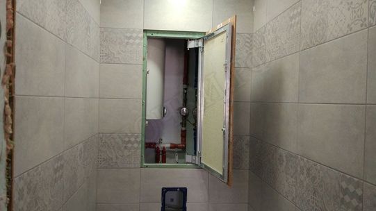 Люк под плитку Нажимной Секрет-Лайт 400*650 Люк под плитку Нажимной Секрет-Лайт 400*650