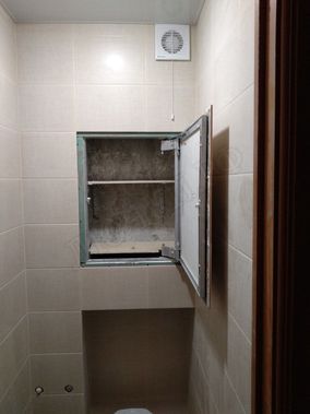 Люк под плитку Нажимной Секрет-Лайт 400*650 Люк под плитку Нажимной Секрет-Лайт 400*650