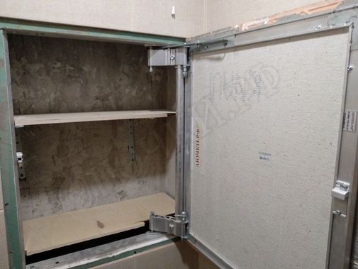 Люк под плитку Нажимной Секрет-Лайт 400*650 Люк под плитку Нажимной Секрет-Лайт 400*650