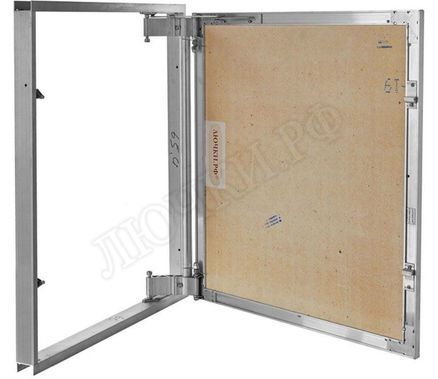 Люк под плитку Нажимной Секрет-Лайт 400*650, 1 створка Люк под плитку Нажимной Секрет-Лайт 400*650, 1 створка