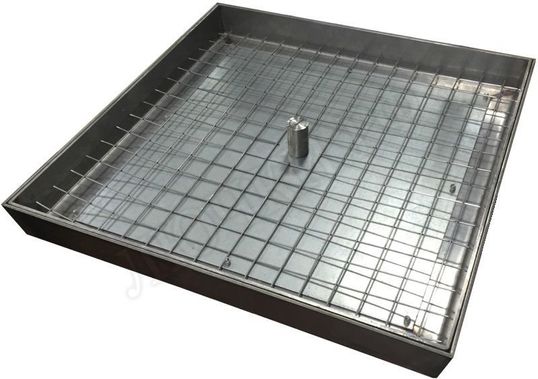 Напольный люк из нержавеющей стали AISI 430 900*900 Напольный люк из нержавеющей стали AISI 430 900*900