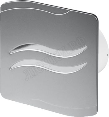 Вытяжной вентилятор Awenta System+, Turbo, 100 KWT100CTR, S-Line, PSS100, Серебро (сатин), пластик Вытяжной вентилятор Awenta System+, Turbo, 100 KWT100CTR, S-Line, PSS100, Серебро (сатин), пластик