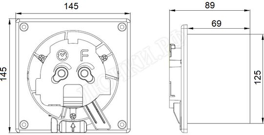 Вытяжной вентилятор airRoxy PS Вытяжной вентилятор airRoxy PS
