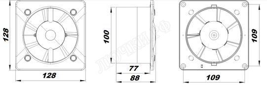 Вытяжной вентилятор Awenta System+, Turbo, 100, KWT100CTR Вытяжной вентилятор Awenta System+, Turbo, 100, KWT100CTR