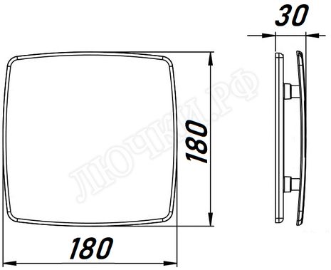 Вытяжной вентилятор Awenta System+, Silent, 125, KWS125W, PNI125, Нержавеющая сталь Вытяжной вентилятор Awenta System+, Silent, 125, KWS125W, PNI125, Нержавеющая сталь